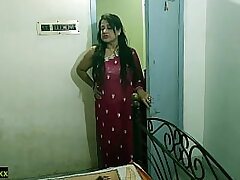 Indian hard-core loving mummy bhabhi gonzo sex in the matter of NRI devor! Plain hindi audio